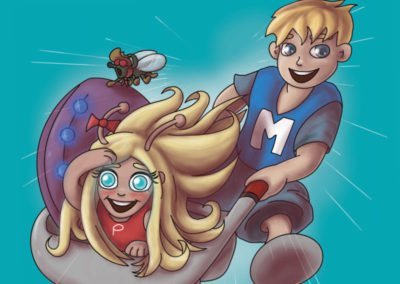 Kinderbuch-Illustration & Design für „Pipu von Ox“